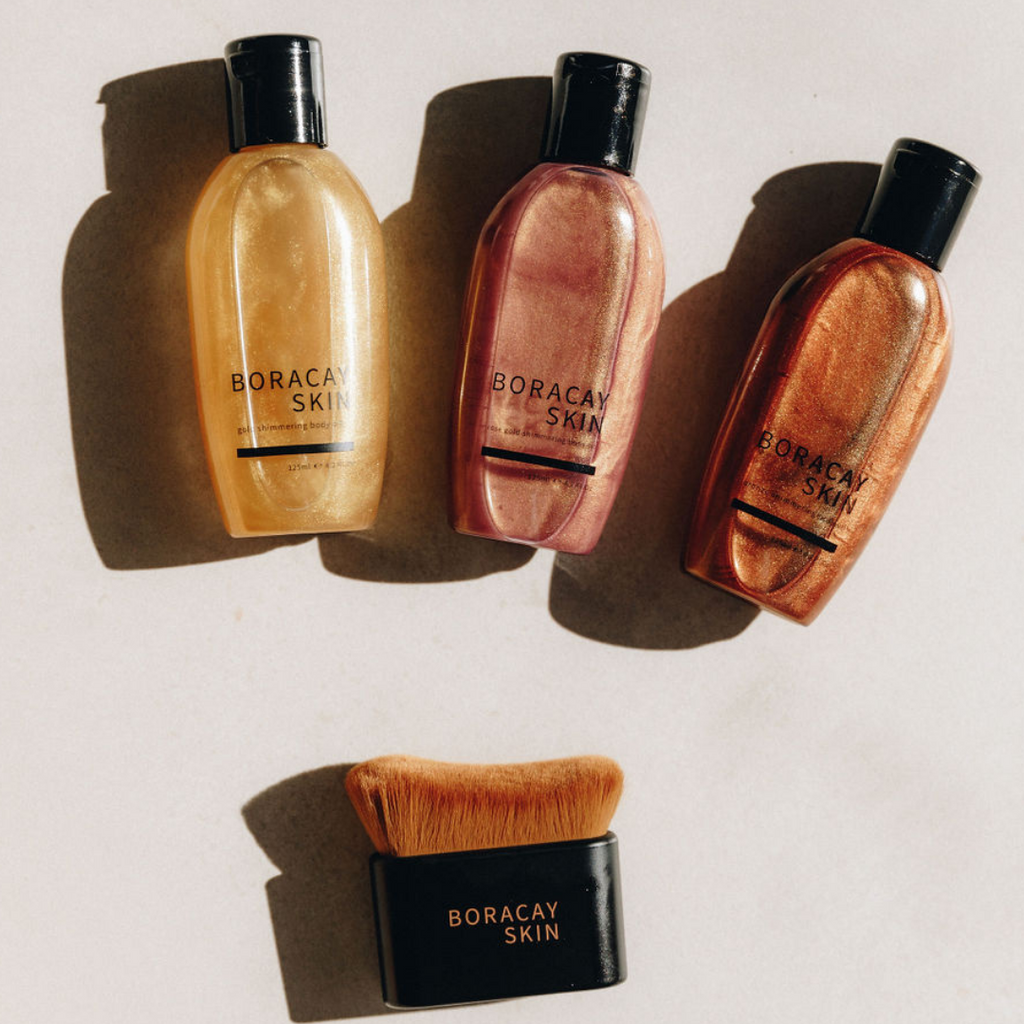 shimmering body oils